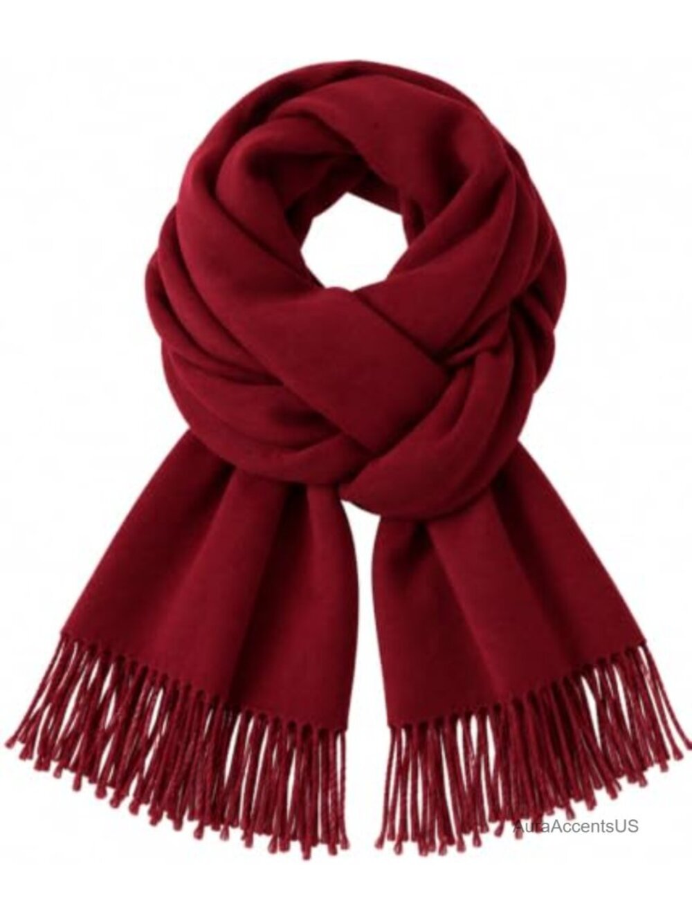 Oversized Acrylic Viscose Winter Scarf Thick Warm Tassel Blanket Shawl